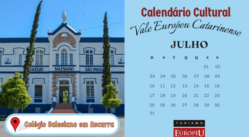 Calendário Vale Europeu em Julho